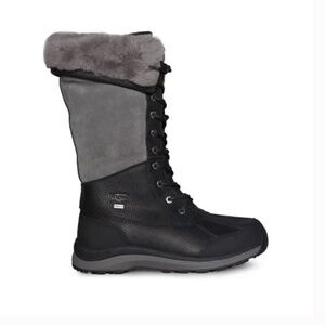 UGG Adirondack Tall III Black Boots SZ 7.5